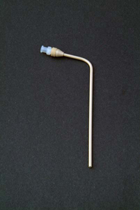 4.75″ (120mm) Bent PEEK 1/8″ (3.2mm) OD Cannula with PEEK Luer Lock