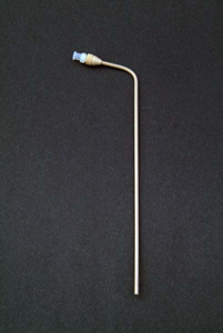 7.75″ (195mm) Bent PEEK 1/8″ (3.2mm) OD Cannula with PEEK Luer Lock