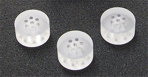 Fluted Plastic Disks for 3 Tube Disintegration Assembly, USP/EP Compliant (Set/3)