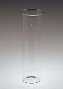 300mL Clear Class A 250mL Mark Outer Glass with Flat Bottom for Agilent/VanKel APP 3 Biodissolution