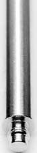 21″ (535mm) Detachable Threaded Shaft for Distek 2500, 316 SS, Serialized