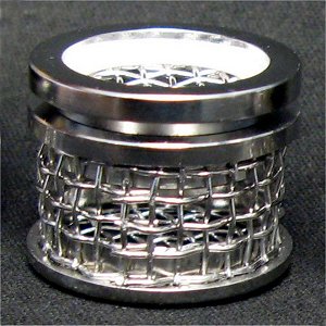 10 Mesh Sinker Basket with Lid, 316 SS